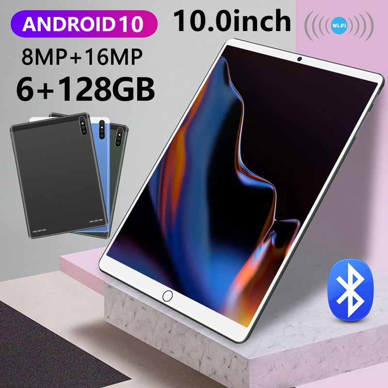 2022 Novo Tablet 10Polegadas 8GB + 256GB Smart Tablet Aprendendo Tablet Tablet Barato