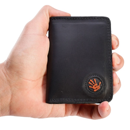 Carteira Pequena Masculino 100% Couro Legitimo Slim Minimalista