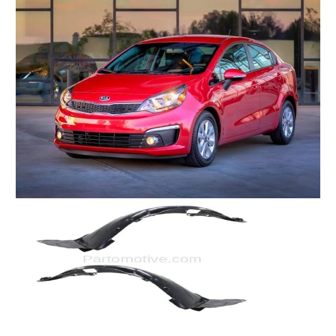 Fender Forro De Pára-Choque Para Toyota Kia Rio 2015 2016 2017 (Hatchback E Sedan) Do Motorista Dianteiro Painel Interno