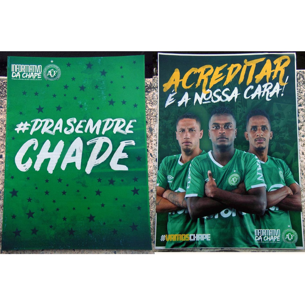 2 Revistas Informativo Da Chapecoense Nº 22 E Nº 23 - 2017