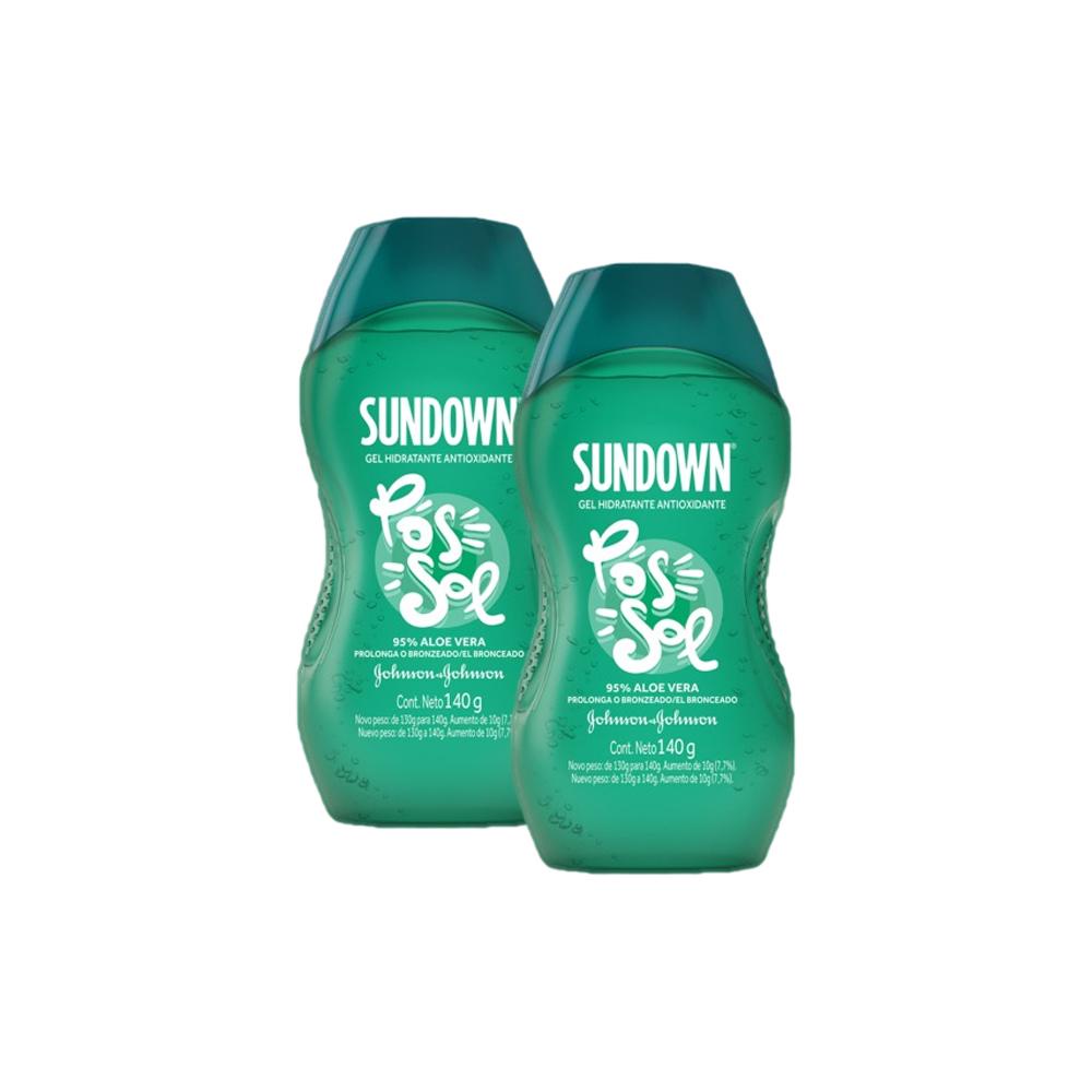 Kit 2 Pós Sol Sundown em Gel 140g em Oferta na Shopee