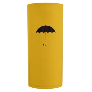 Porta Guarda Chuva Amarelo Com Adesivo - Plástico