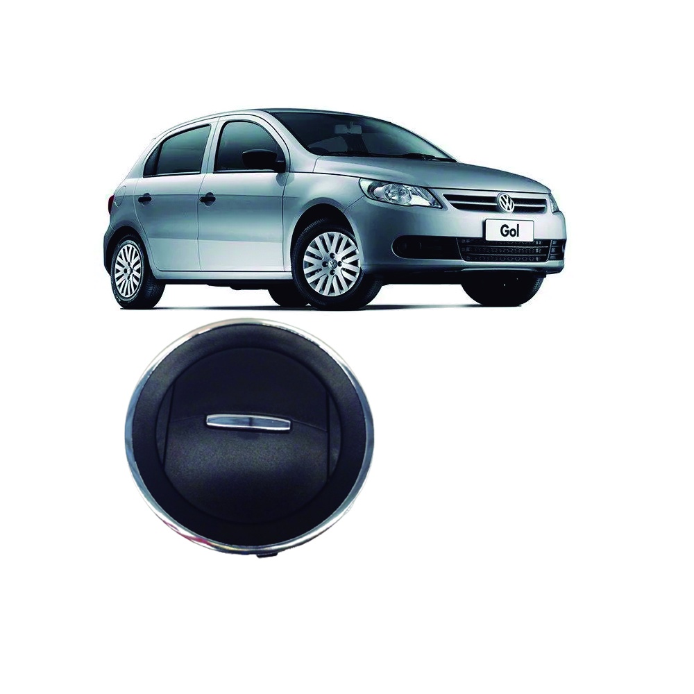 difusor saida ar painel central ou lateral gol saveiro voyage G4 G5 G6 2006 2016 aro CROMADO