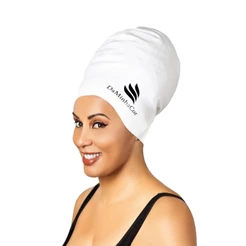 Touca de Natação Afro GG Daminhacor Branco
