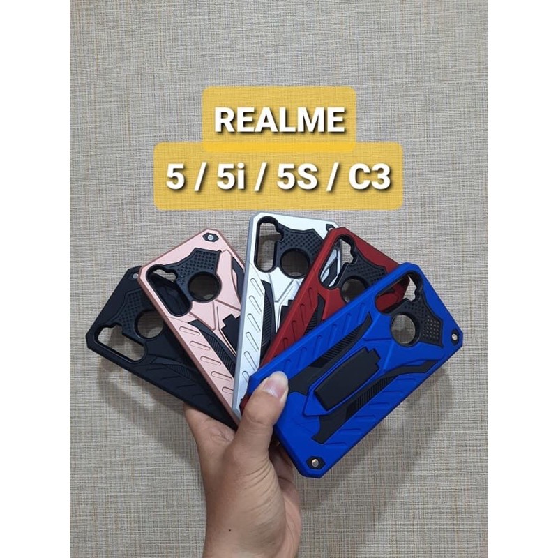 HARDCASE SPIGEN Em Pé REALME 5/5I/5S/C3 VIVO Y11/Y12/Y12i/Y15/Y17 Y91C OPPO A3S C1