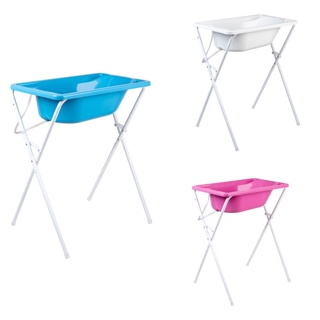 Banheira com suporte dobrável, tanque 25 L, até 30Kg - Hercules em Oferta na Shopee