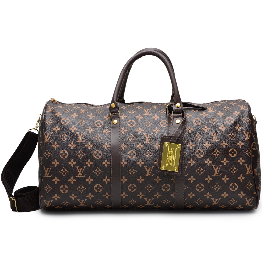 Bolsa LV viagem mala de bordo transversal e mão