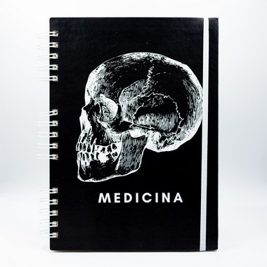 caderno profissão medicina capa preta