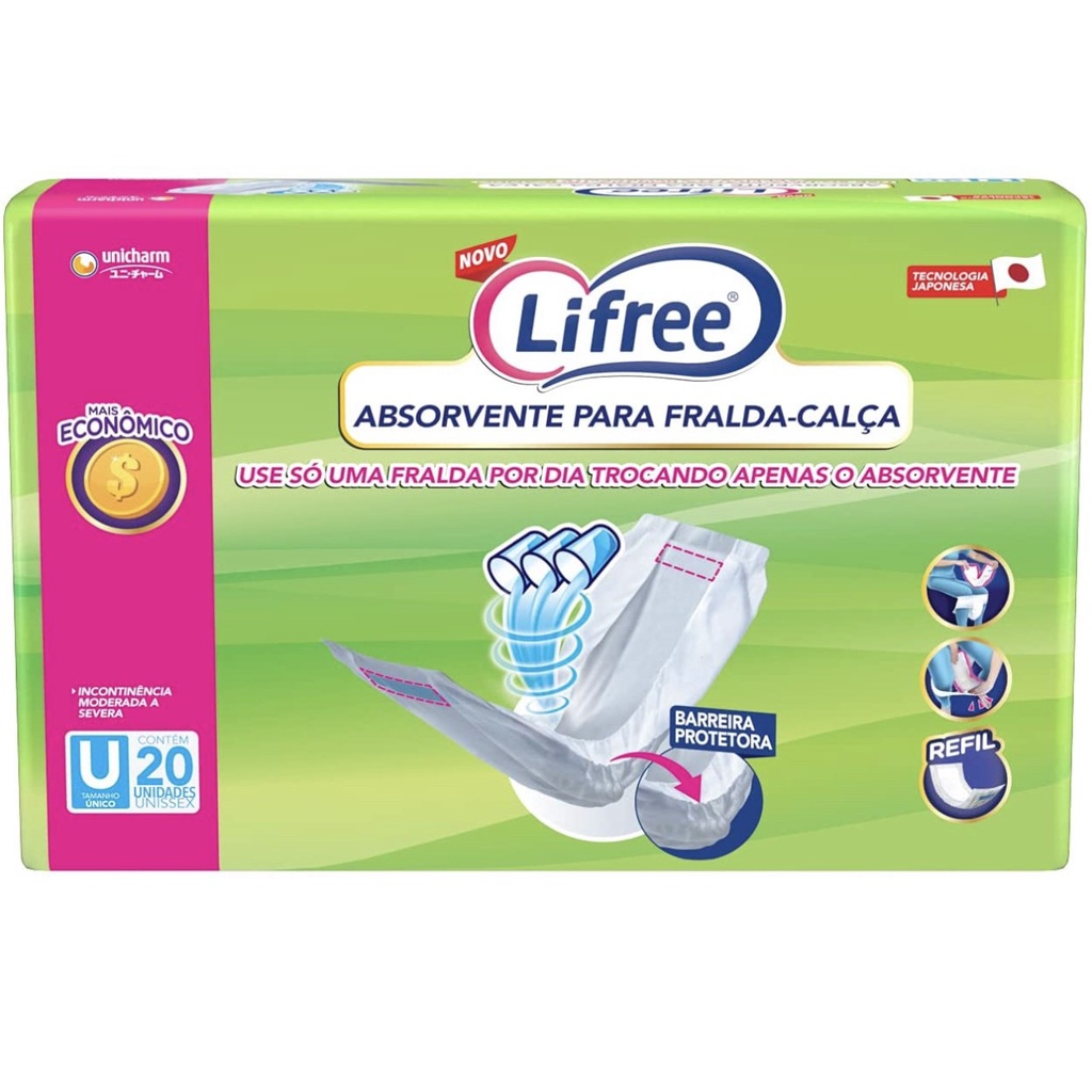 Absorvente Lifree Geriatrico Atacado O MAIS VENDIDO