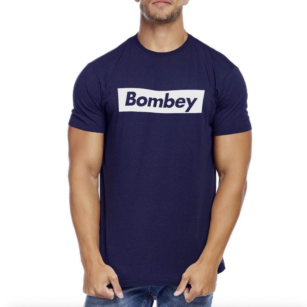 Camiseta Masculina Manga Curta 100% Algodão - Bombey