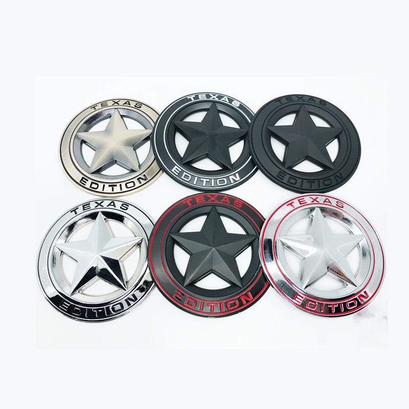3D Badge TEXAS EDITION Star TRAIL RATED 4X4 Emblema Limitado Adesivos Metálicos Para Carros JEEP Cherokee Wrangler Grand