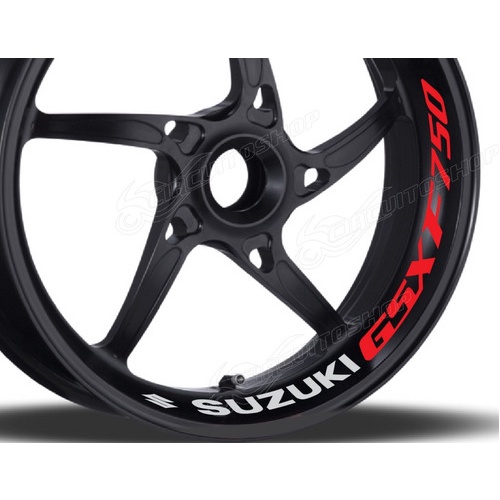 Kit Adesivo Full Large Roda M01 Moto Suzuki Gsx F 750 750f