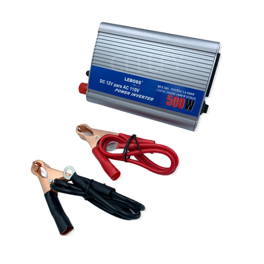 Inversor De Tensão 500w 12v 110v Transformador Onda Senoidal