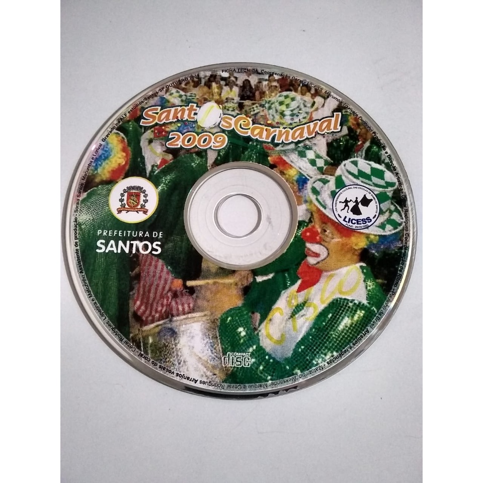 CD Raro Santos Carnaval 2009 Sambas Enredo