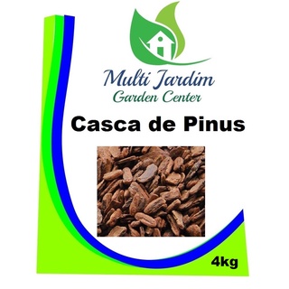4kg Casca de Pinus Tamanhos Mini, P ou M - Orquídeas e Jardim