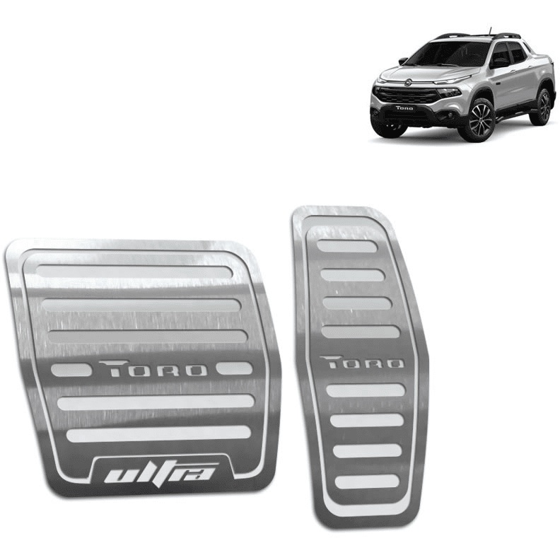 Pedaleira Toro Ultra 16/21 Automático Aço Inox - Não fura o pedal em Oferta na Shopee