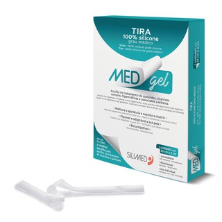 Fita De Silicone Silimed Medgel 1 Unid Tam 30x2 Para Cicatrizes Queloides