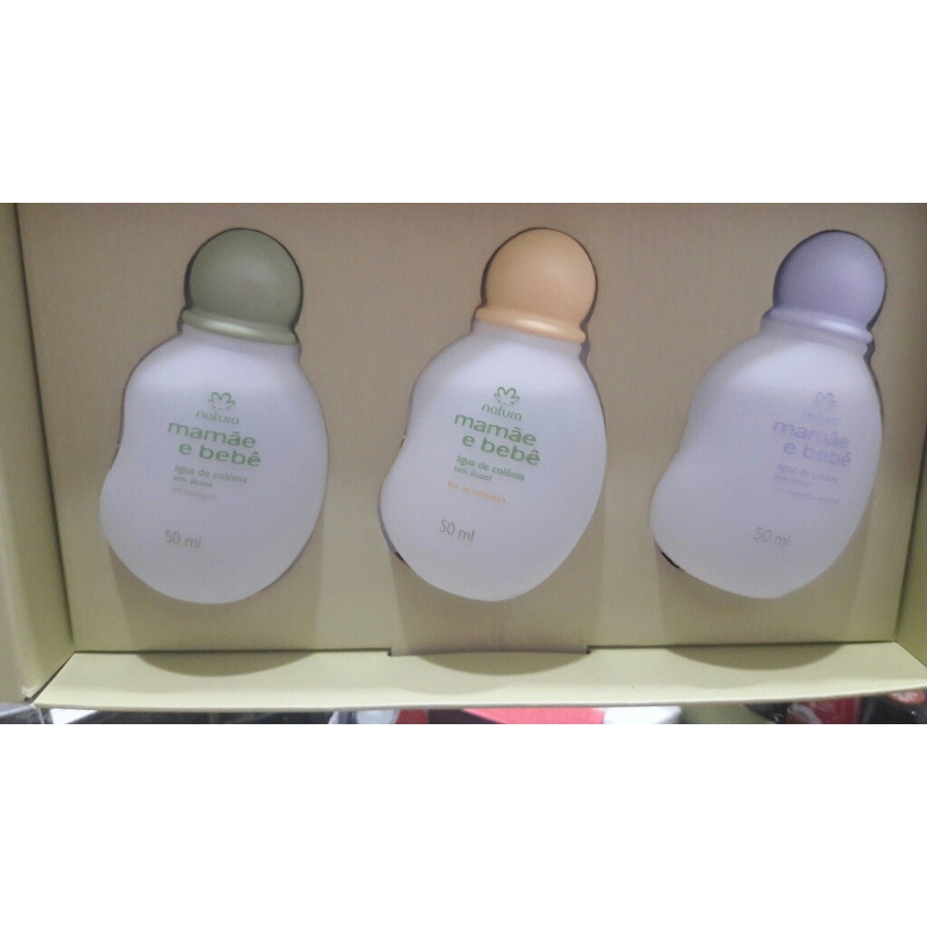 Kit 3 Colonias Natura Mamae Bebe Com 50ml Cada Para Colecionador Nao E Vegano Shopee Brasil