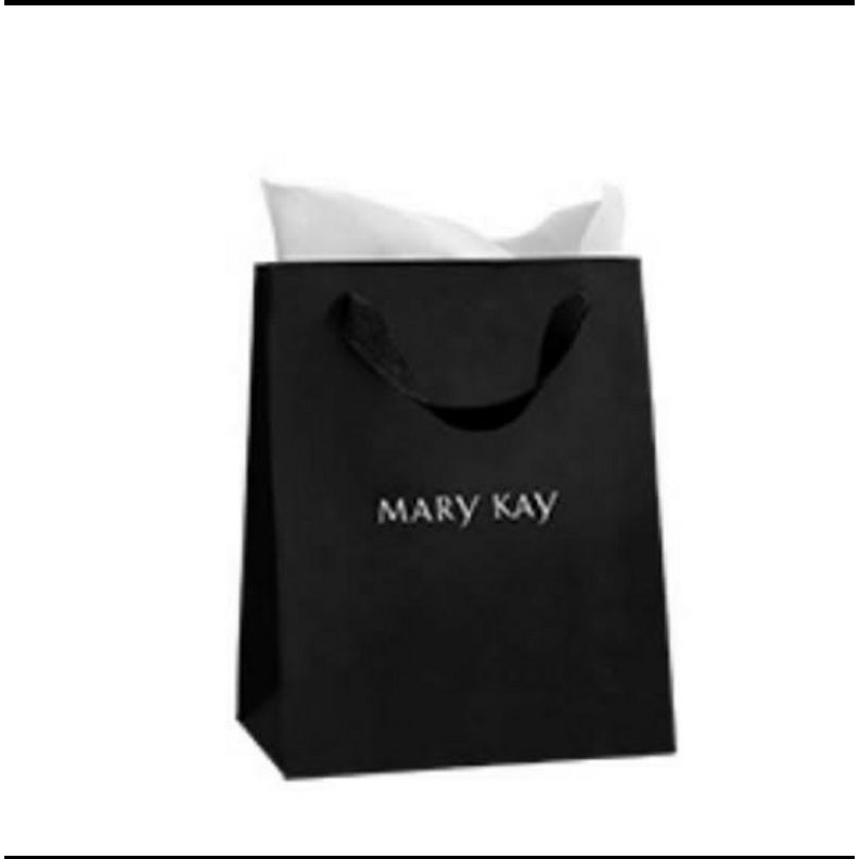 Sacola de papel presenteável preta Mary Kay