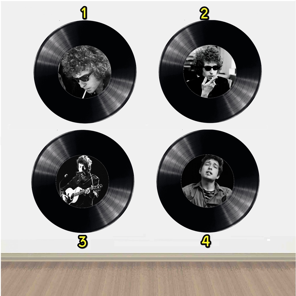 Disco Vinil Bod Dylan  Arte  Lp Decorativo