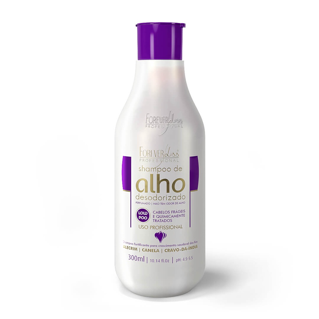 Shampoo de Alho Fortificante Forever Liss 300ml - Beauty
