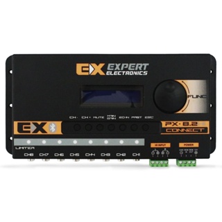 Processador Audio Automotivo Expert PX-8.2HI Connect 8 Canais Digital Bluetooth Crossover Equalizador Gain Delay Limiter em Oferta na Shopee