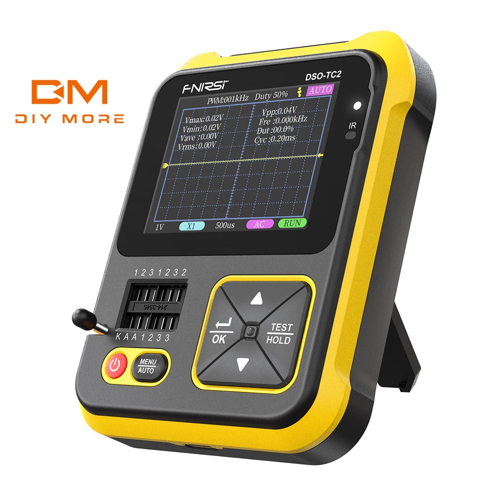 DIYMORE DSO-TC2 Testador Osciloscópio digital Portátil Com Duas Em Forma De capacitor De Tensão