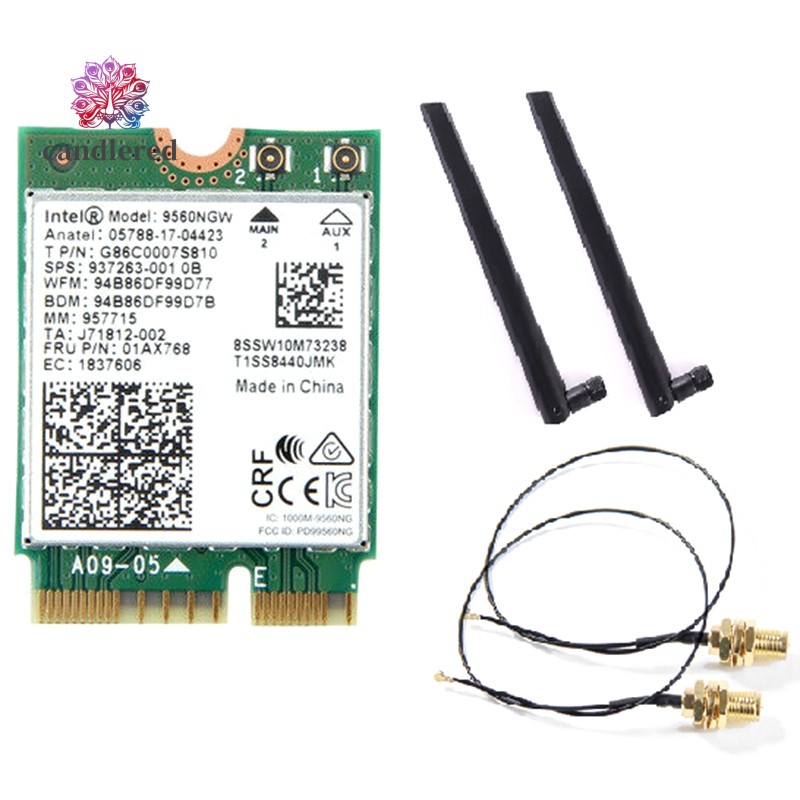 1200Mbps Intel 7260HMW Dual Band Wireless Bluetooth 4.0 Mini PCI-E WiFi Adapter - Foto 8