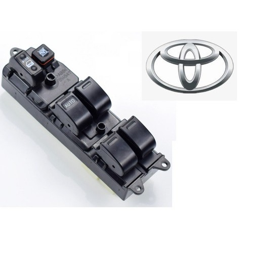 Botão Interruptor Comando Vidro Elétrico Toyota Hillux Corolla Rav4 Camry Conector 18 Pinos Modelo Original