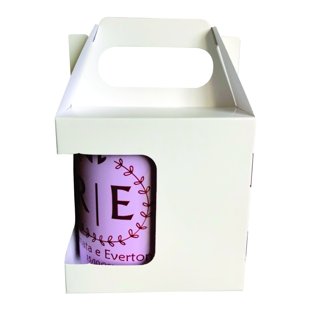 Caixa para Caneca de Porcelana com Visor - BRANCA - aceita sublimação
