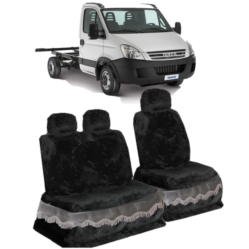 Jogo Capa de Banco Camurça Caminhão Iveco Daily Até 2020