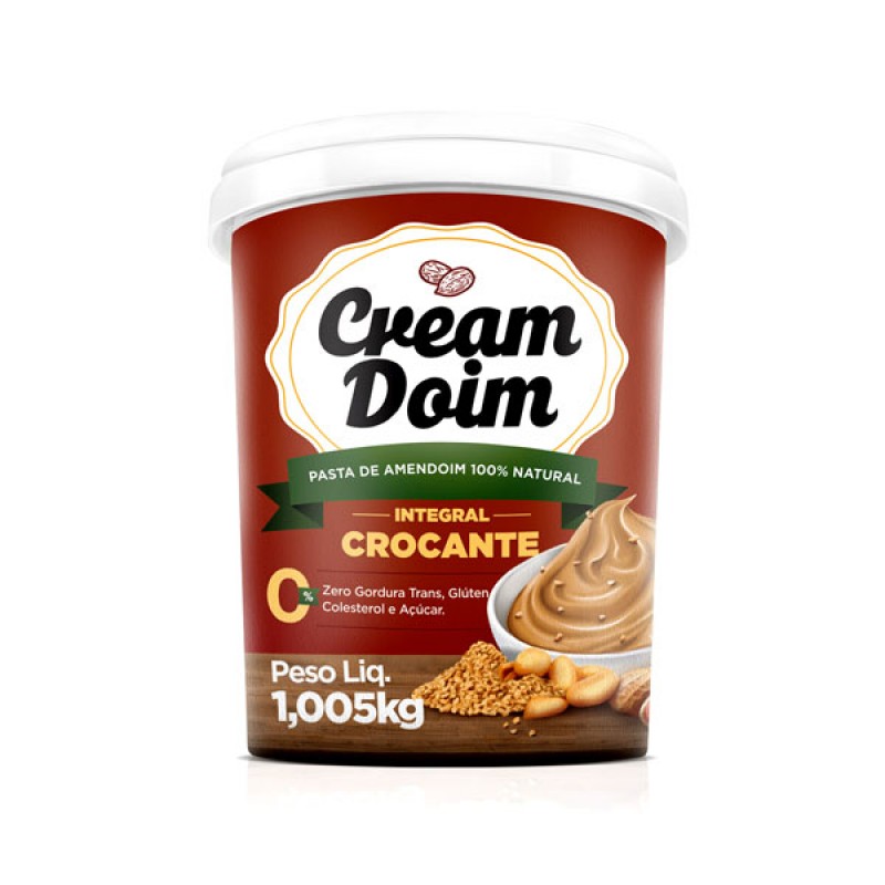 Pasta De Amendoim Crocante Cream Doim (1,005kg) - Cocada Itapira