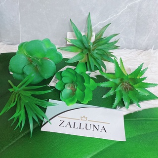Planta Plantinha Artificial Suculenta para Vaso Cachepot 3 tamanhos - ZALLUNA