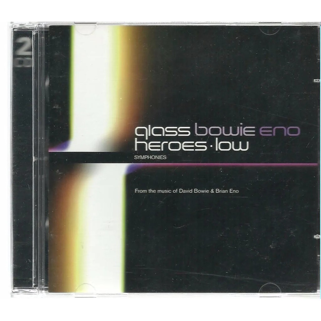 Cd DAVID BOWIE & BRIAN ENO - MEET GLASS HEROES / LOW SYMPHONIES ( DUPLO ) DECCA 2003