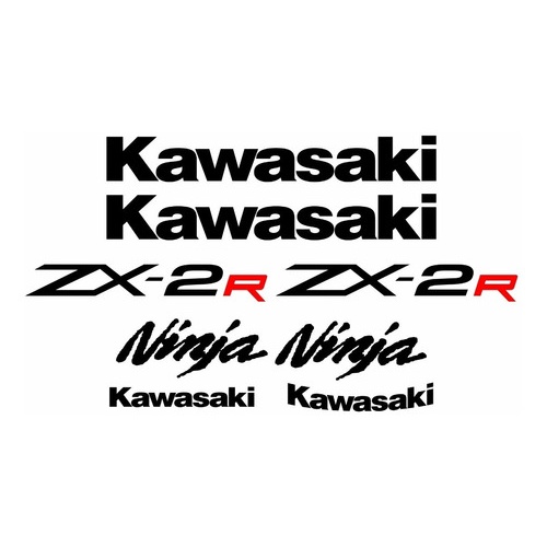  Adesivo Para Moto Tanque Carenagem Ninja Kawasaki 250r Zx2r