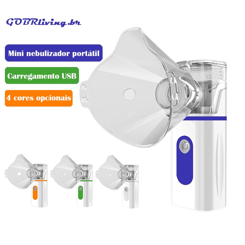 Nebulizador ultrassônico portátil infantil Inalador de baixo ruídoBaixo Ruído