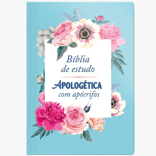 Bíblia de Estudo Apologética com Apócrifos | Florida Azul em Oferta na Shopee
