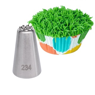 UEEZON 1pçs # 234 Tamanho Médio Grama De Aço Inoxidável Confeiteiro Bicos