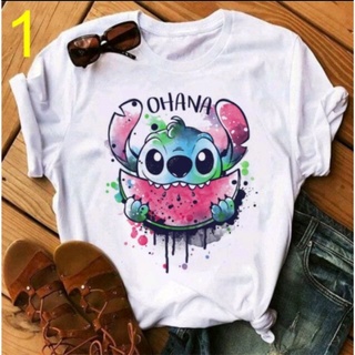 camiseta t shirt lilo stitch casual, blusa básica feminina, moda tumblr plus size