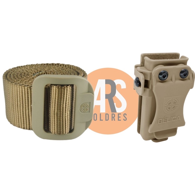 Porta Carregador Velado Bélica + Cinto BDU Bélica Tático Militar