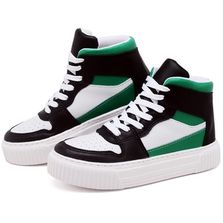 Tenis Sneaker Dubuy Feminino Street Colorido Verde BROZ 030FG