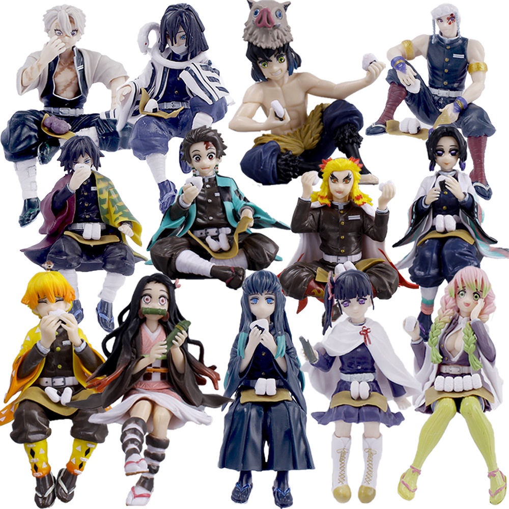 As Figures de Demon Slayer  Figuras de anime, Bonecos de anime, Estatuetas  de anime