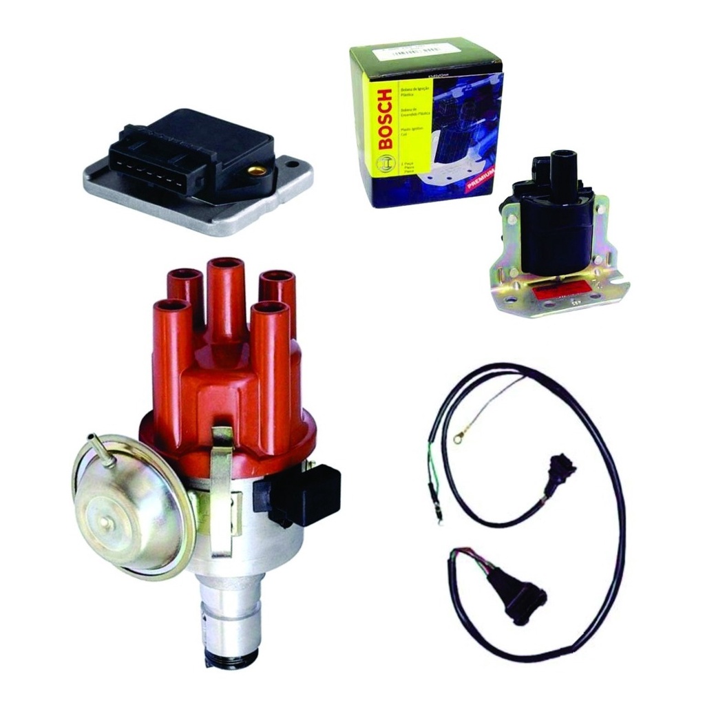 Kit Ignicao Eletronica Kombi Fusca Brasilia C/ Bobina Bosch