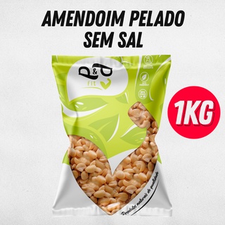 Amendoim Sem pele sem Sal - P&P FIT
