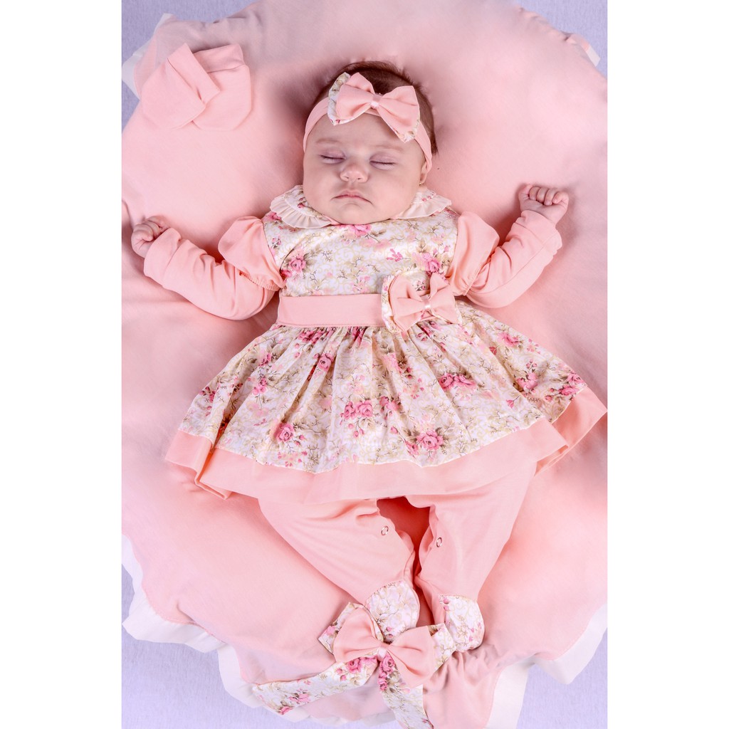 Roupas de best sale bebe rosa