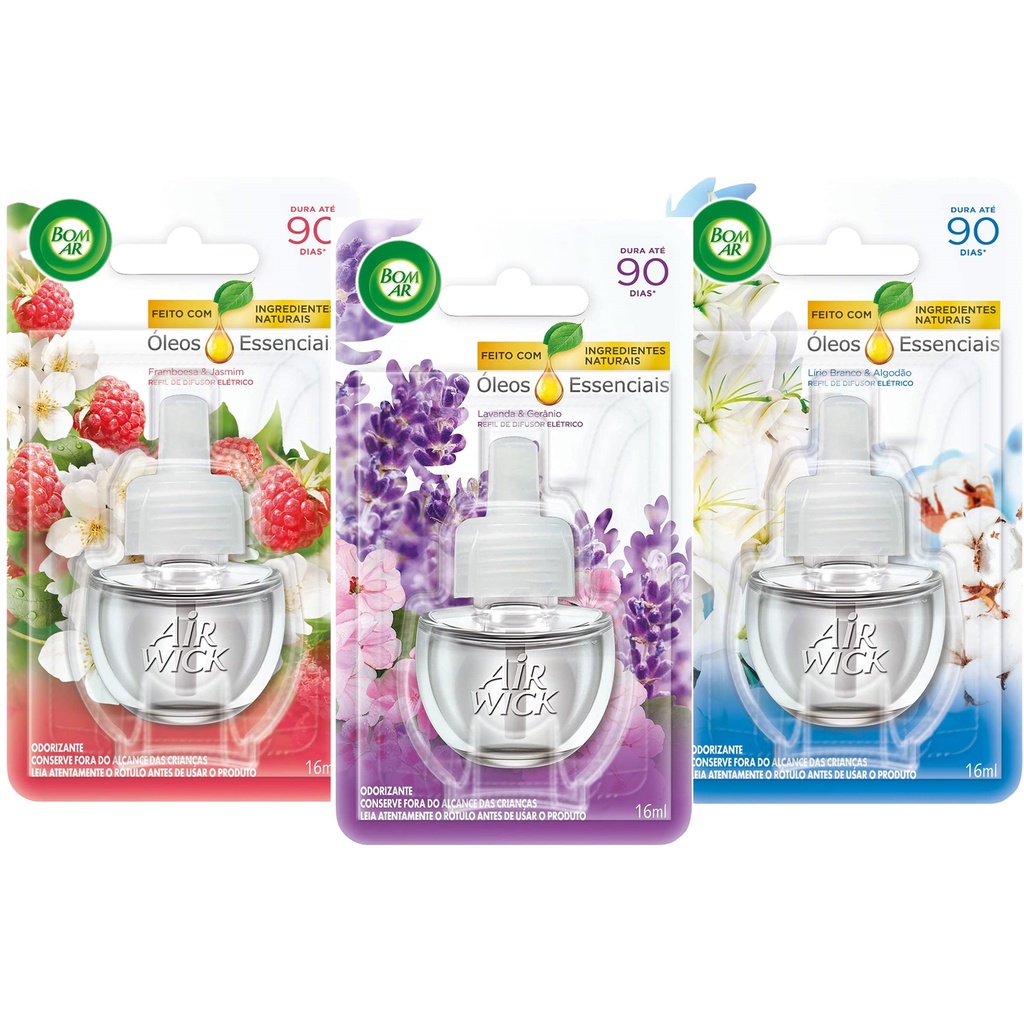 Bom Ar Difusor Elétrico Refil em Oferta na Shopee