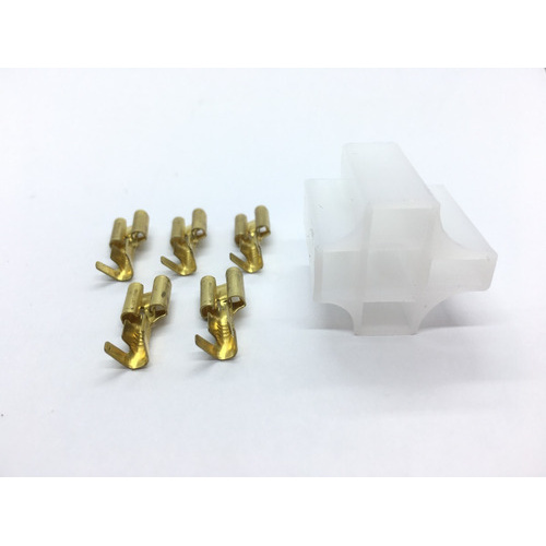 6 Kit Plug Conector Chicote Porta Rele 5v Universal Fueltech