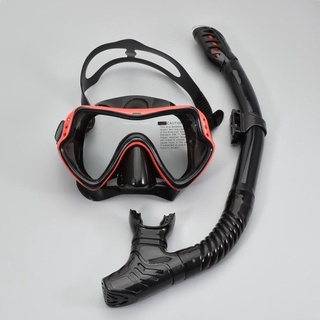 Máscaras De Mergulho Profissional Conjunto Com Snorkel Saia De Silicone Para Adultos Óculos De Proteção Anti-Embaciament