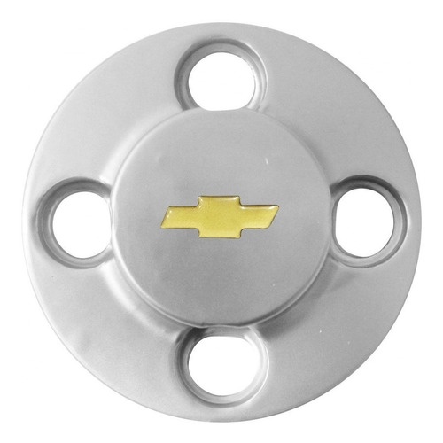 Calota Miolo Roda Chevette Corsa Celta Prata Logo Gm