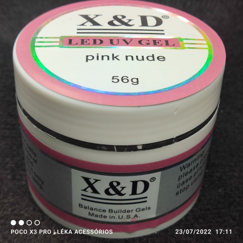 Gel Xed Pink Nude 56g Shopee Brasil